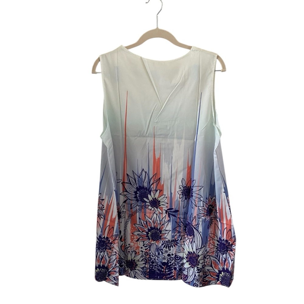 Floral Sleeveless Mini Dress - Picture 2 of 3
